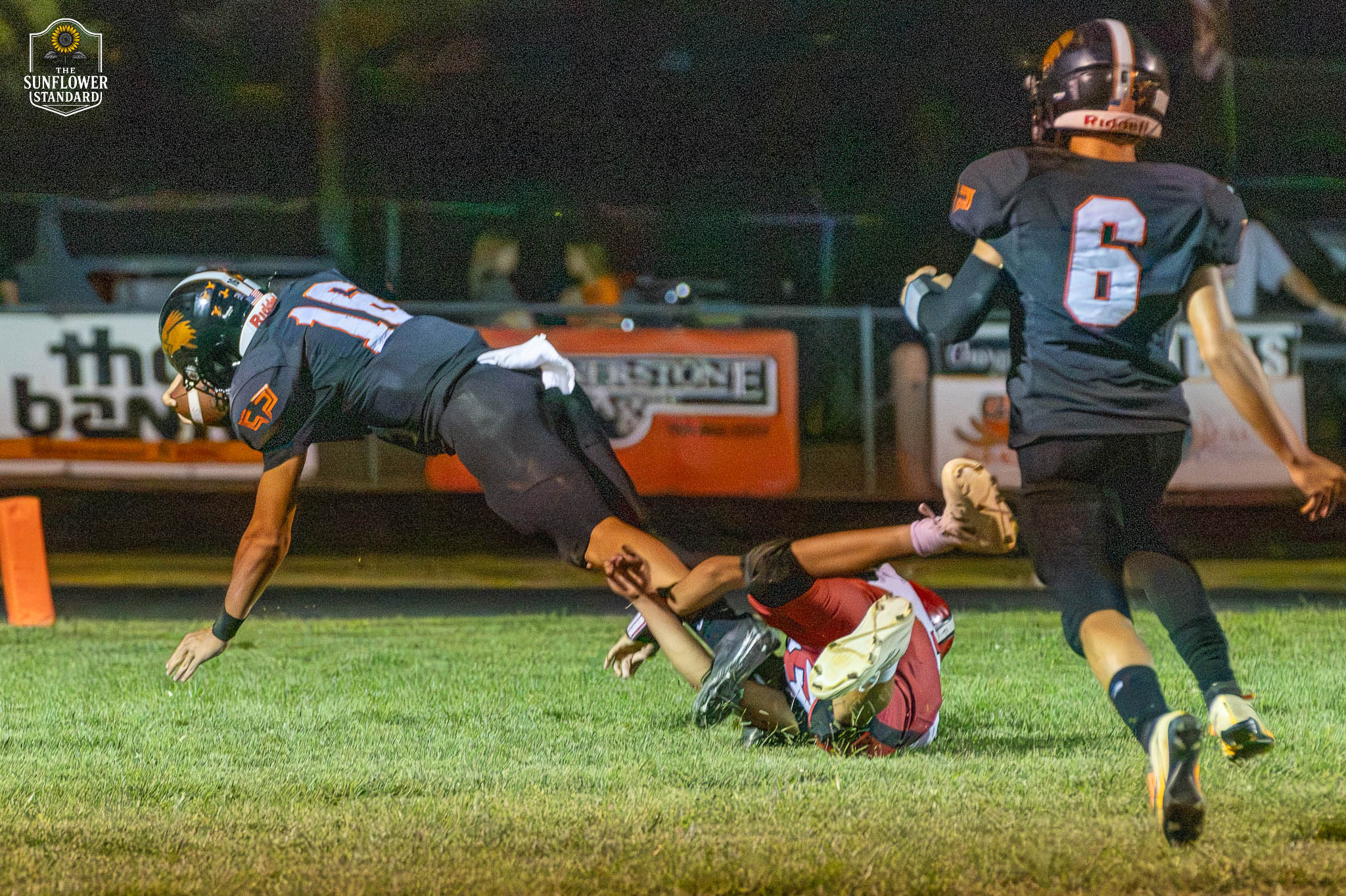 Colby senior Neale Morrison during the Eagles' 2026 football season