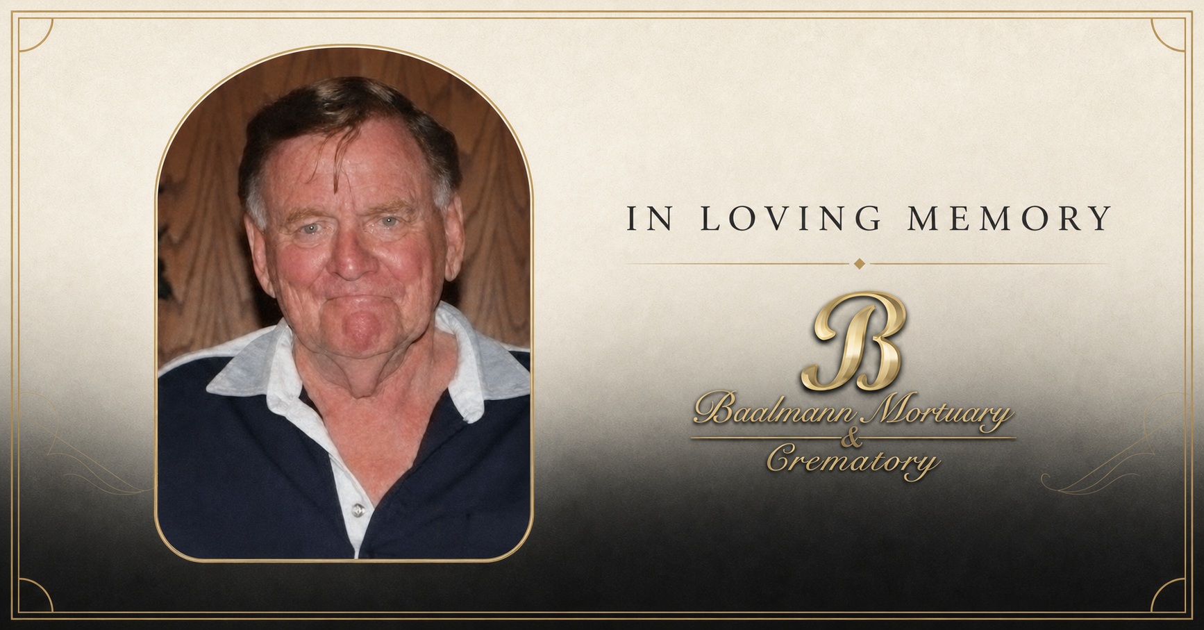 Memorial portrait of Kenneth Bieber